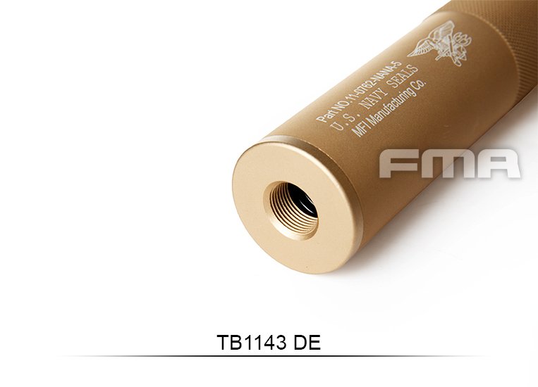 FMA U.S. Navy Seals Type Silencer 35x198 mm - Tan