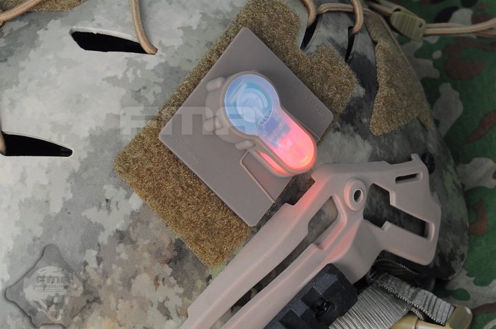 52266 FMA VELCRO System Strobe Light, Black Case - Red