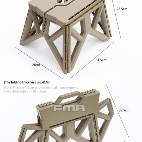 FMA Handiness Folding Chair - Black