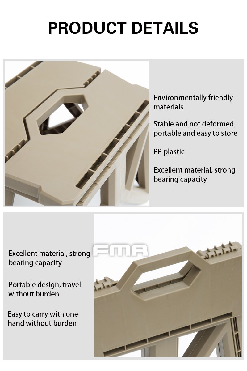 FMA Handiness Folding Chair - Tan