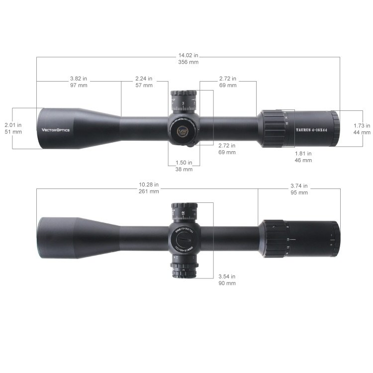 Scope TAURUS 4-16x44 HD SFP
