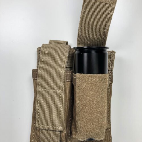 Molle Double 9mm Magazine Pouch - Coyote