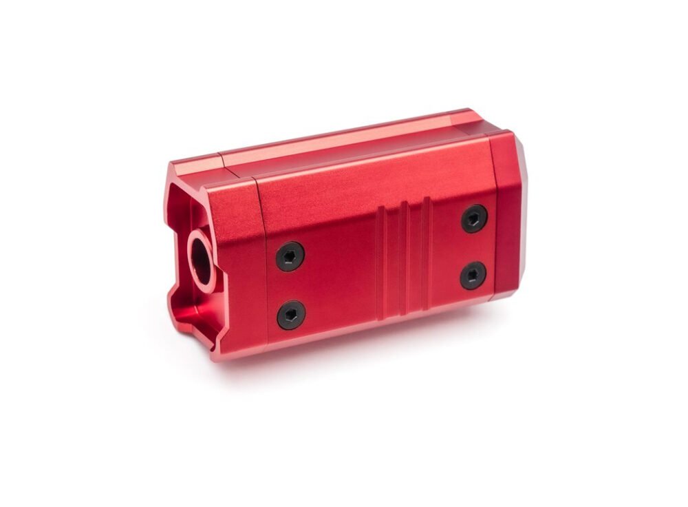 52597 AA CNC Barrel Extension Silencer AAP01 / AAP-01C (70 mm) - Red