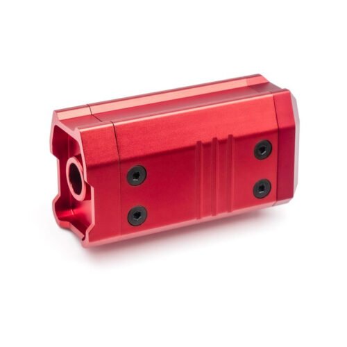 52597 AA CNC Barrel Extension Silencer AAP01 / AAP-01C (70 mm) - Red