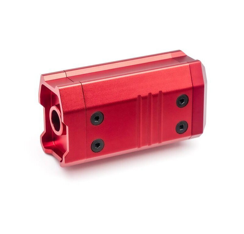 AA CNC Barrel Extension Silencer AAP01 / AAP-01C (70 mm) - Red