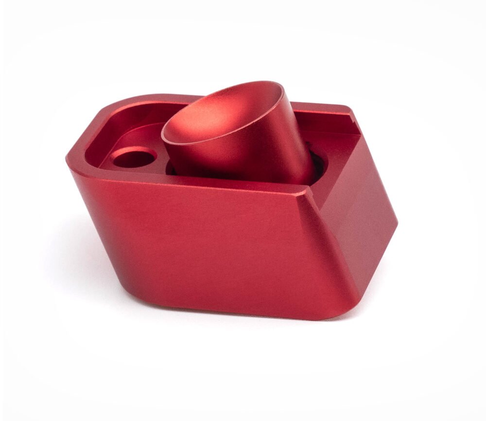 AA CNC Aluminum Enlarged CO2 Magazine Base Plate AAP-01 - Red