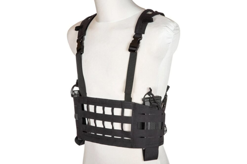 Tactical Chest Rig THYLA (laser cut) - Black