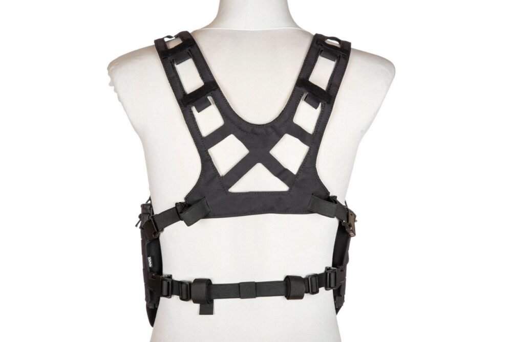 Tactical Chest Rig THYLA (laser cut) - Black