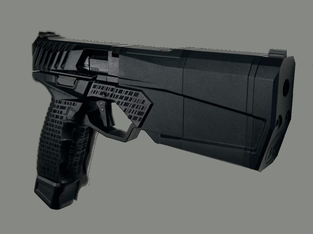 Krytac SilencerCo Maxim 9 pistol (CO2) - Black