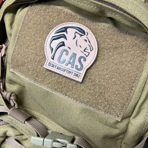 Patch "ČAS" Czech Airsoft Union - TAN