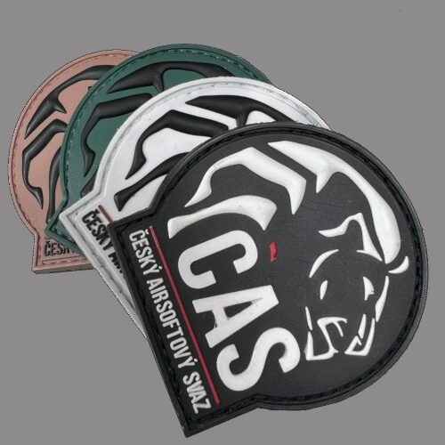 Patch "ČAS" Czech Airsoft Union - TAN