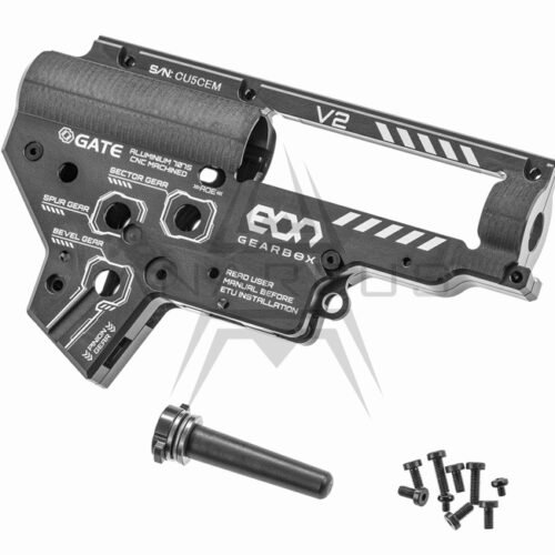 GATE CNC Aluminium Gearbox EON V2 ( 8 mm) - Gray