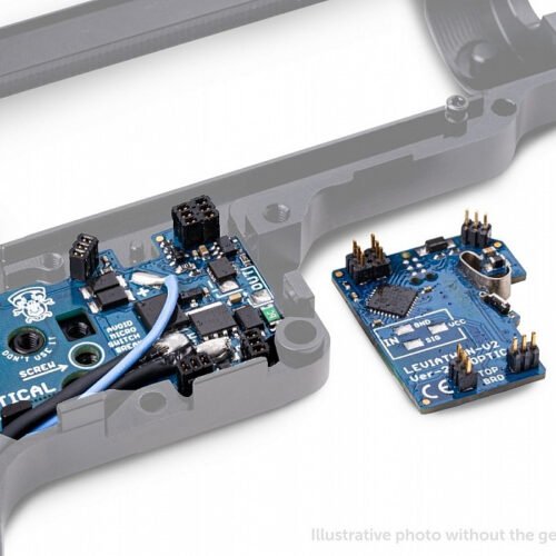 JeffTron LEVIATHAN V2 Optical (rear wired)  plus  CNC CURVED Trigger - Black