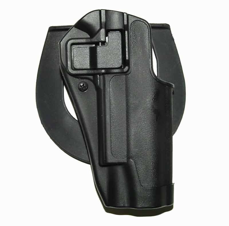 5332 FMA CQC Serpa Belt Holster (Colt M1911), Right Hand - Black