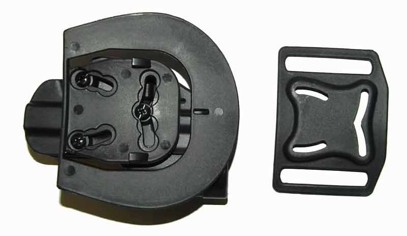 FMA CQC Serpa Belt Holster (USP, CZ-P09), Right Hand - Black