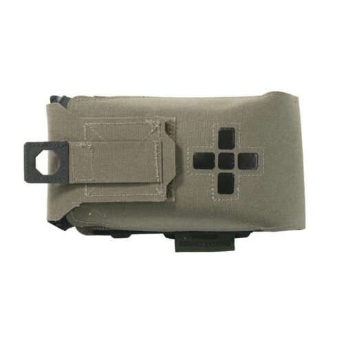 WAS Small Horizontal IFAK Medic Pouch Laser-Cut - Ranger Green