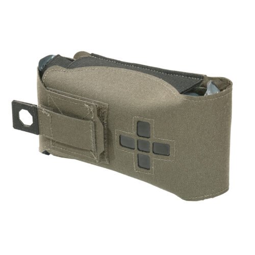 WAS Small Horizontal IFAK Medic Pouch Laser-Cut - Ranger Green
