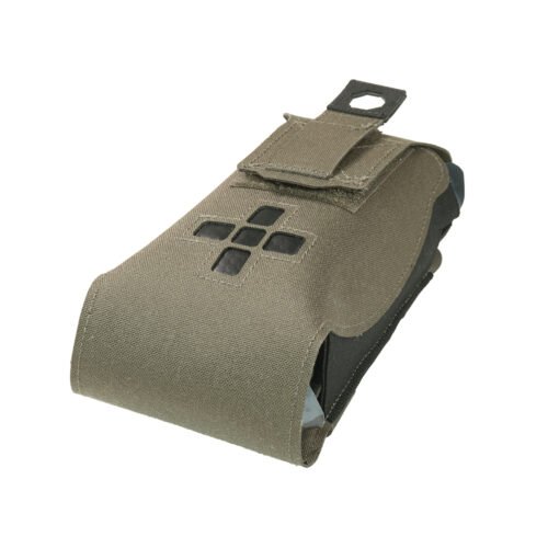 WAS Small Horizontal IFAK Medic Pouch Laser-Cut - Ranger Green