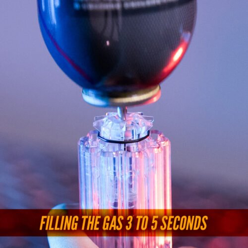 AceTech AceHive 40mm Gas Grenades, 80 BBs (2 pcs) and SPAWNER Loader - Transparent