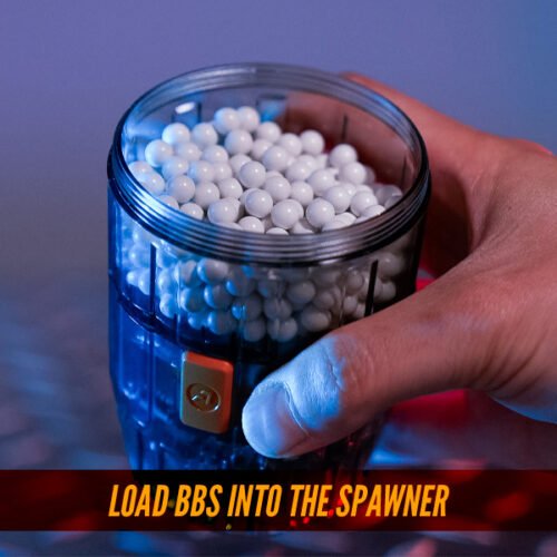 AceTech AceHive 40mm Gas Grenades, 80 BBs (2 pcs) and SPAWNER Loader - Transparent