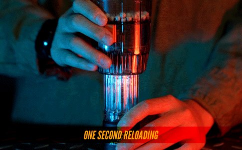 AceTech AceHive 40mm Gas Grenades, 80 BBs (2 pcs) and SPAWNER Loader - Transparent