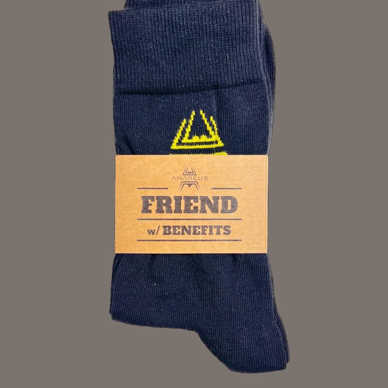 ANAREUS Socks (size. 41-46) - Black