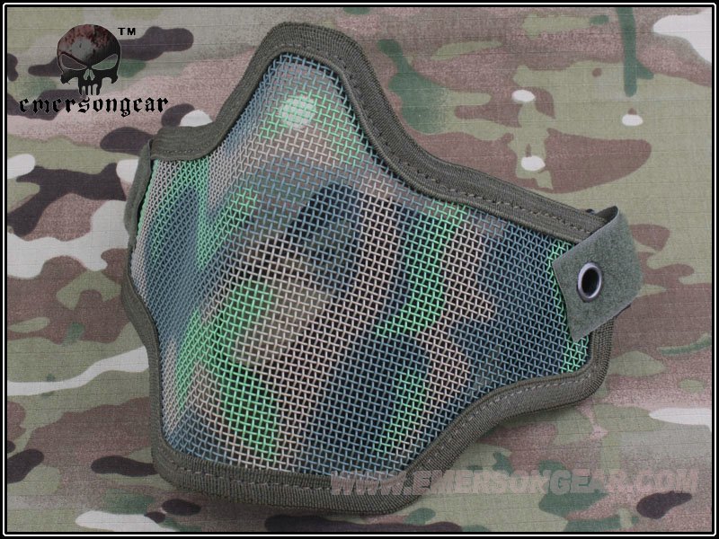 Strike Steel Half Face Mask - OD - CAMO