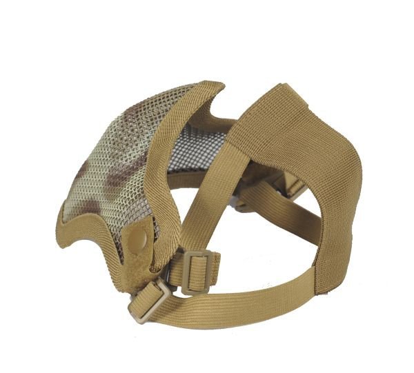 Strike Steel Half Face Mask - OD - CAMO