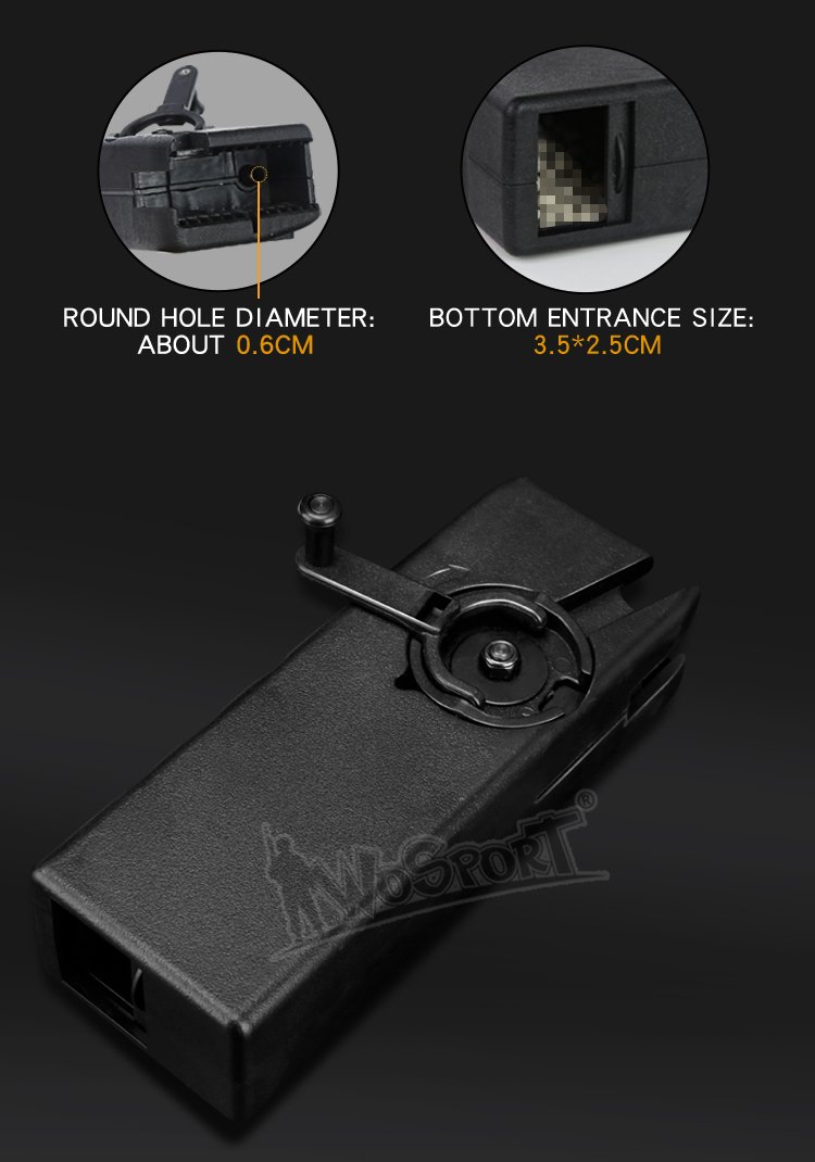 53839 WST Lever Speedloader, 1000 BBs - MC