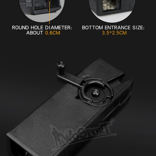 WST Lever Speedloader, 1000 BBs - Transparent (bright)