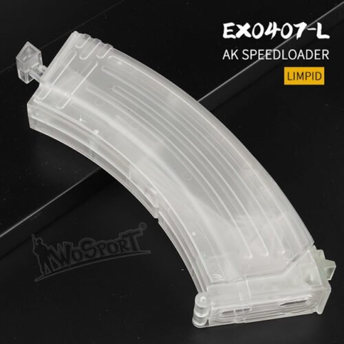 Speedloader  type AK, 1000 BBs - Transparent (bright)