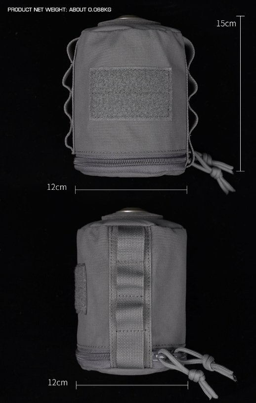 Large cover for Gas cartridge and HPA tank - Coyote