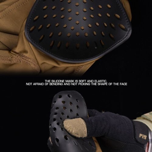 53951 Balaclava with rubber protective mask WST 2.0 - MC