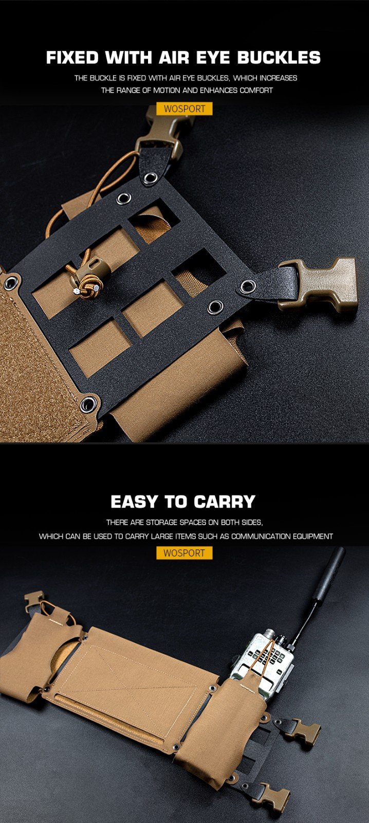 WST MK4 Chest Rig Expansion Chassis II - Coyote