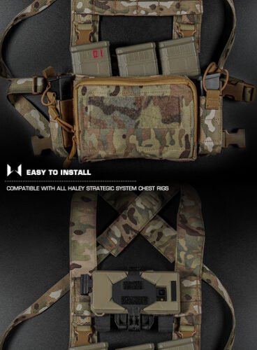 Chest Rig Molle Expansion panel - Coyote