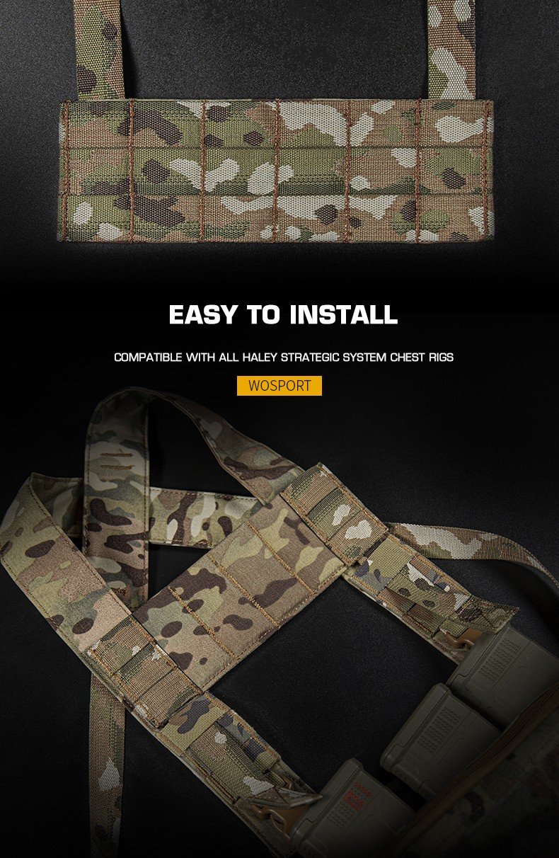 Chest Rig Molle Expansion panel - Coyote