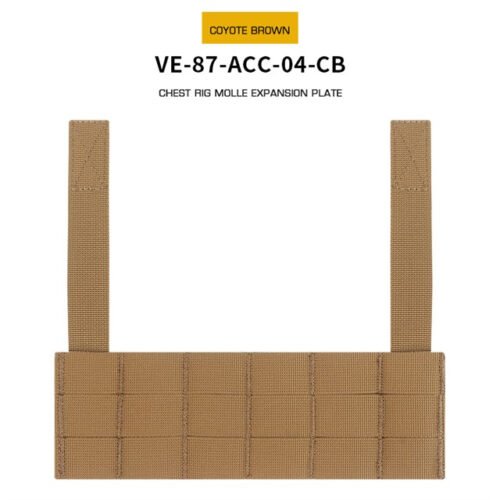 Chest Rig Molle Expansion panel - Coyote
