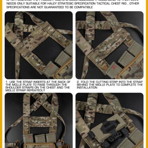 Chest Rig Molle Expansion Plate - Ranger Green