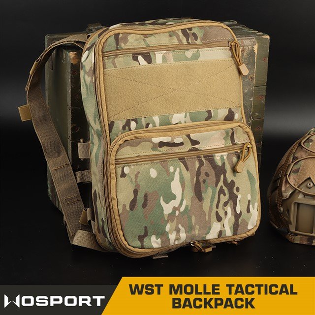 Tactical backpack WST Flat Pack - Grey