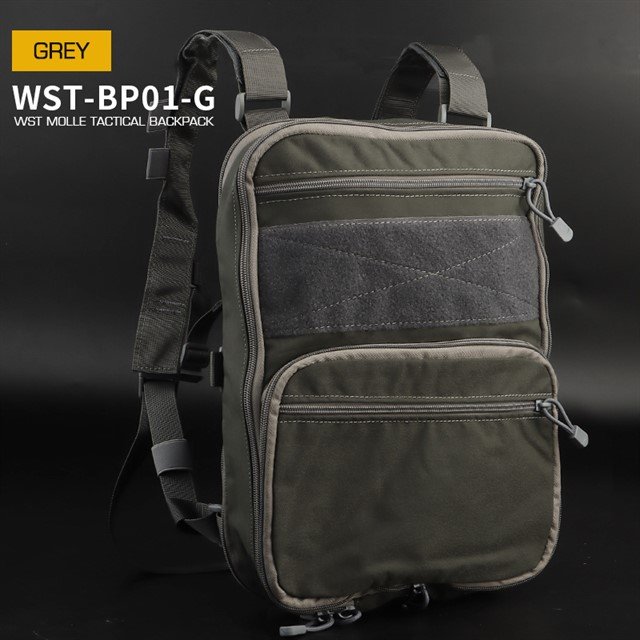 Tactical backpack WST Flat Pack - Grey