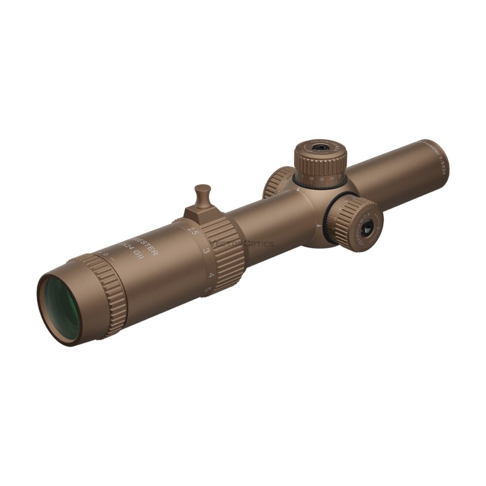 LPVO Riflescope FORESTER 1-5x24 SFP Gen2 - Tan (FDE)