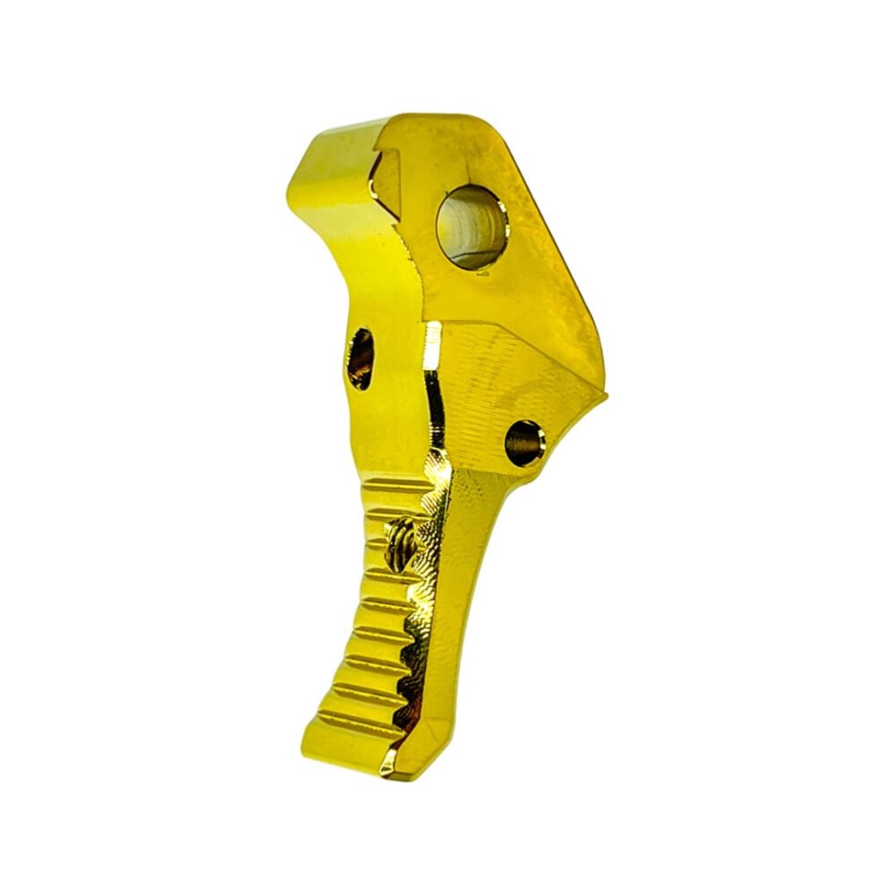 CNC Adjustable Aluminum Trigger CTM FUKU-2 for AAP-01 - Gold (Electroplated)