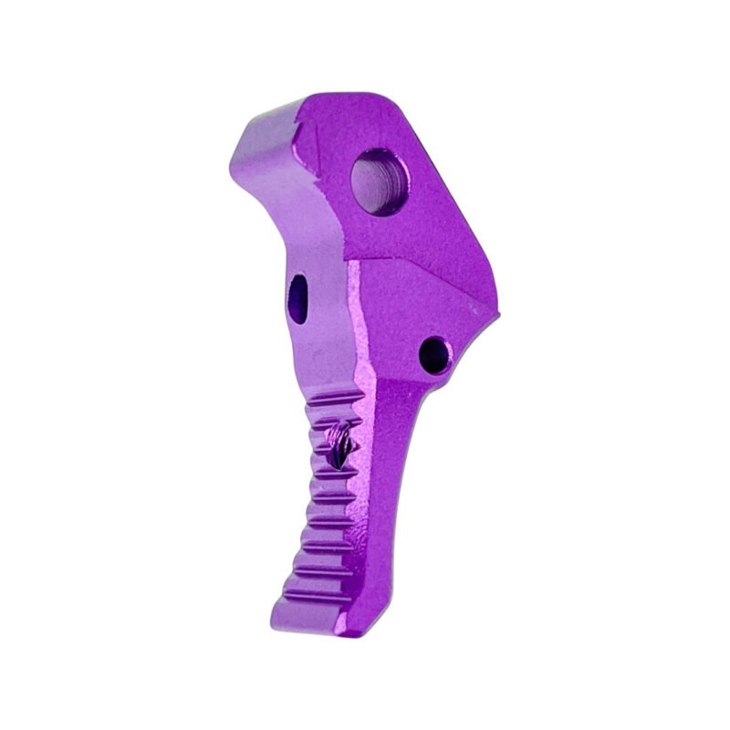 CNC Adjustable Aluminum Trigger CTM FUKU-2 for AAP-01 - Purple