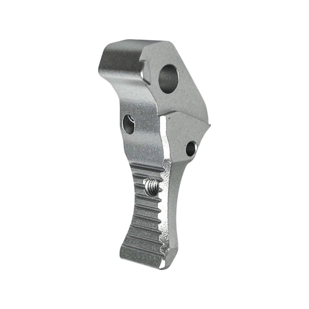CNC Adjustable Aluminum Trigger CTM FUKU-2 for AAP-01 - Silver