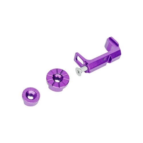 CTM FUKU-2 CNC extended Mag Release for AAP01 - Purple