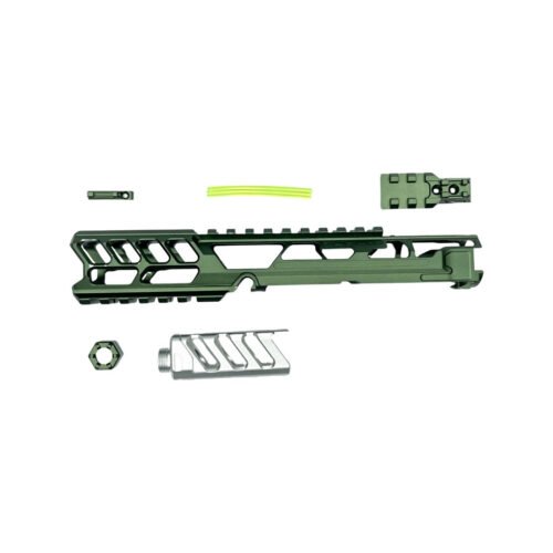 CNC Upper set for AAP01 CTM FUKU-2 (Long) - Green/Silver