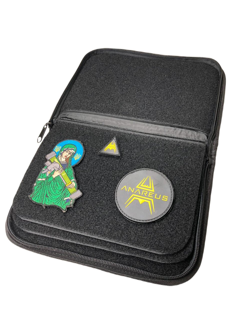 ANAREUS VELCRO Patch Organiser, Small (17x24x3.5 cm) - Black