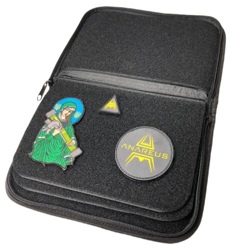 ANAREUS VELCRO Patch Organiser, Small (17x24x3.5 cm) - Black