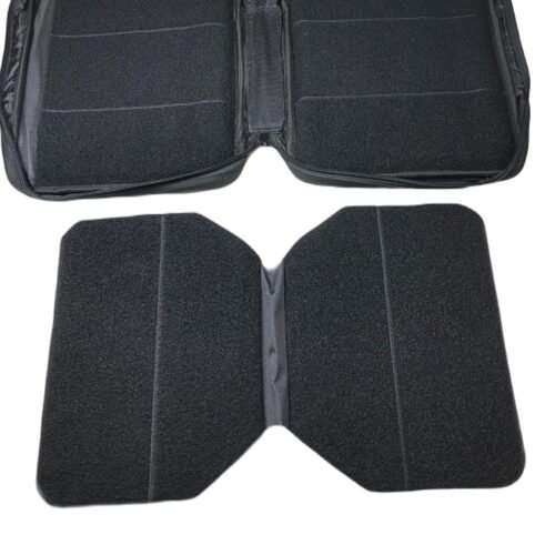 ANAREUS VELCRO Patch Organiser, Large (26x30x6 cm) - Black