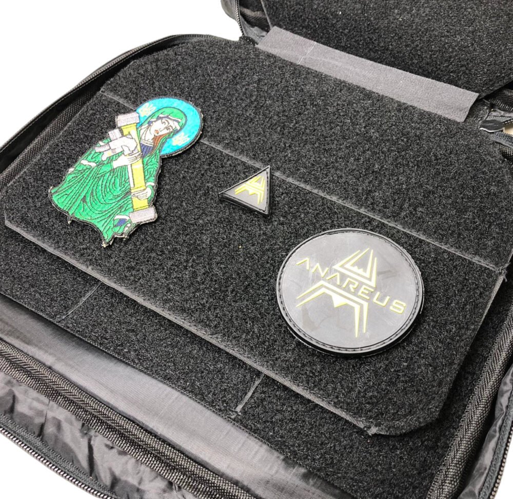 ANAREUS VELCRO Patch Organiser, Large (26x30x6 cm) - Black